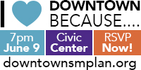 Downtown Meeting June 9 at 7 p.m. at the Civic Center. www.downtownsmplan.org