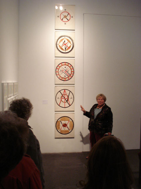 Bruria Finkel at Art Show