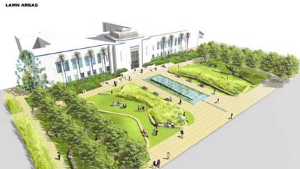 City of Santa Monica future Town Square