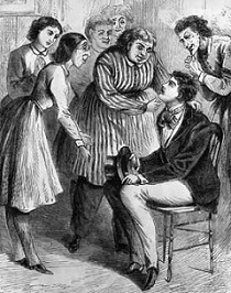 Engraving of recruit at Oneida Community