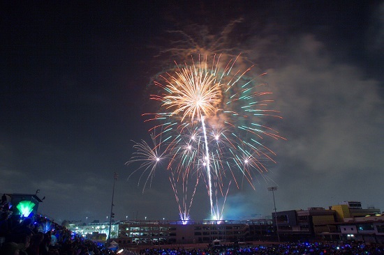 Santa Monica College Fireworks Display